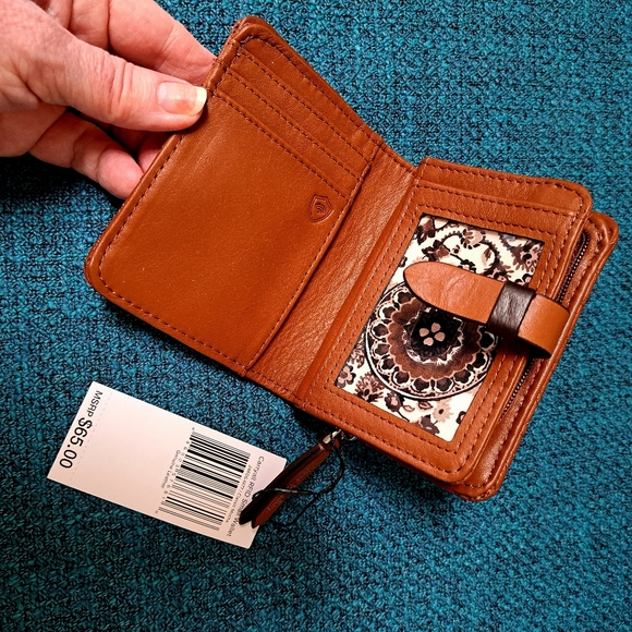 NWT Vera Bradley Leather Carryall Tote & Wallet Set - Picture 12 of 13